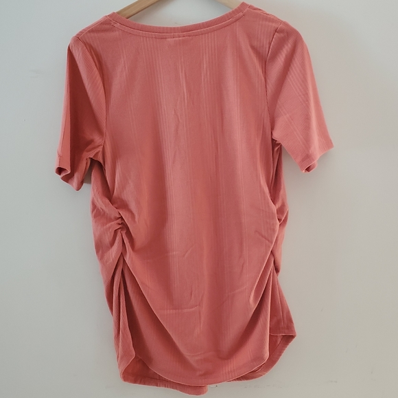 Maternity elbow sleeve v-neck - Picture 3 of 4